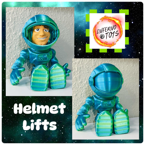 Inferno Astronaut Blue/Green (Flexible)