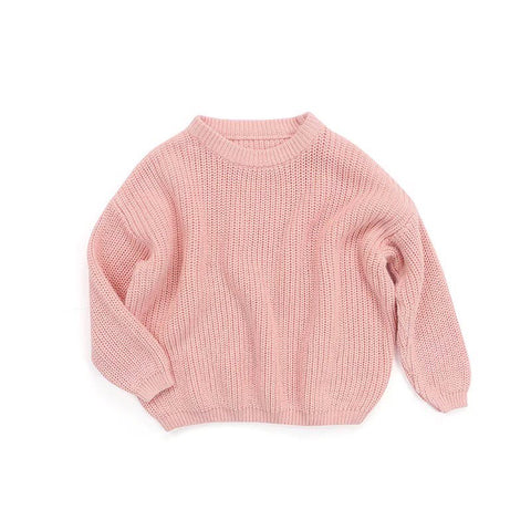 Light Pink Knit Oversized Sweater 9 Mon - 5T