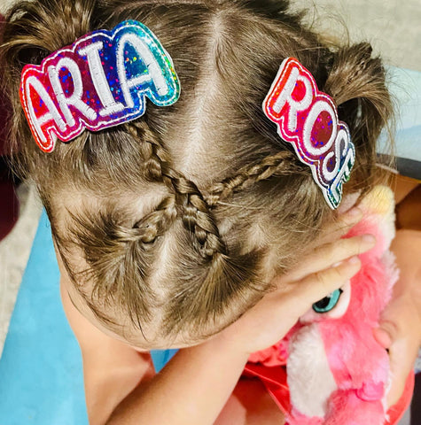 Personalized Name Snap Clip (Multiple Color Options)